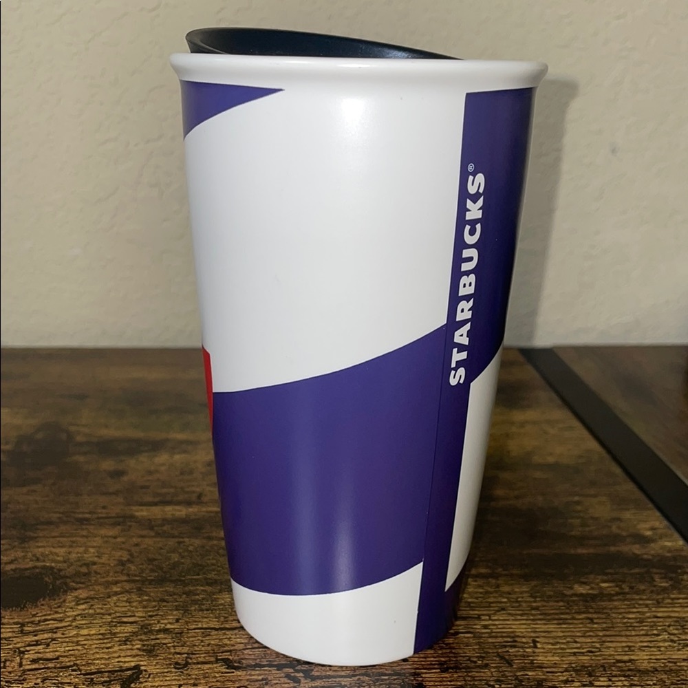 Starbucks Colorado 2016 White and Purple Tumbler